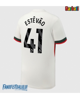Chelsea Estevao Willian #41 Tricou Fotbal Replică 2025-26 Barbati Deplasare
